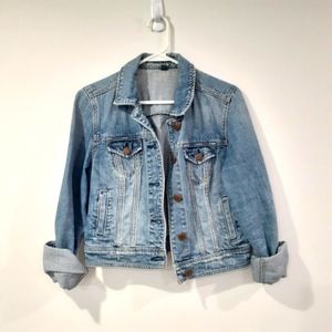American Eagle Cropped Denim Jacket